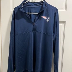 Nike dry fit Patriots half zip